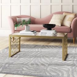 CosmoLiving Gold Coffee Table