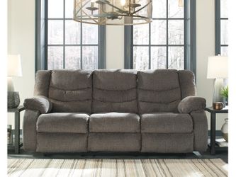 Tulen Gray Manual Reclining Sofa