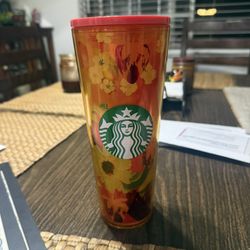 Floral Starbucks Cup