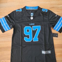 NFL Detroit  Lions football uniform No.97 Aidan Hutchinson jersey