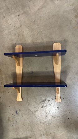 Vintage baseball shelf