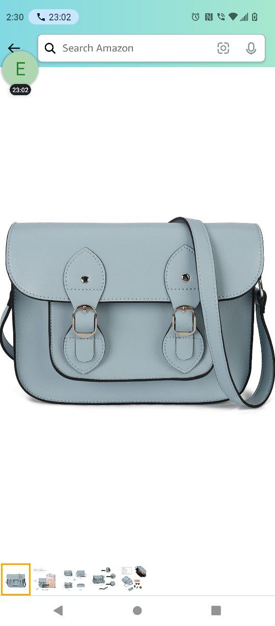 Gladdon Small Messenger Bag for Women Vegan Leather Crossbody Bags Travel Satchel Shoulder Bag
