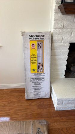 Modular pet patio door xtra large