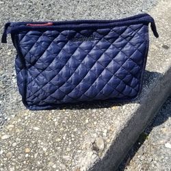 MZ Wallace Medium Metro Quilted Nylon Clutch (Dawn Blue)