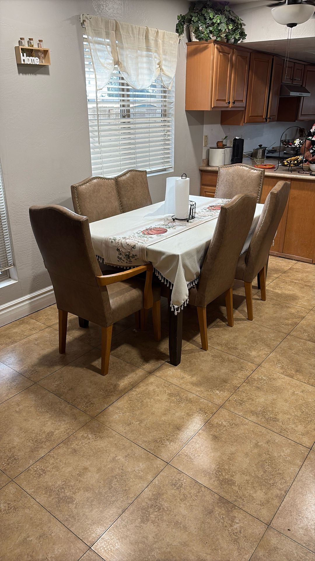 Dinner table and chairs