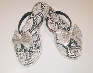 Shine On Me Bow Sandals