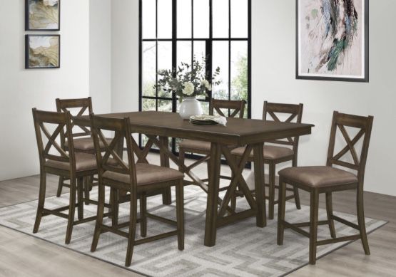 7 PIECE DINING TABLE SET