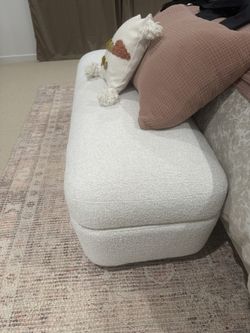 West Elm Leroy Storage Bench End of Bed Settee