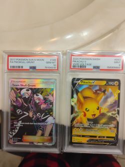 Pokemon PSA 9 and 10