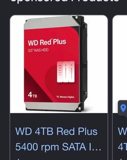 WD red plus 4TB