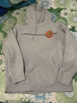 Santa Cruz Grey Hoodie Size Large