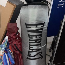 Punching Bag + Gloves Never Used