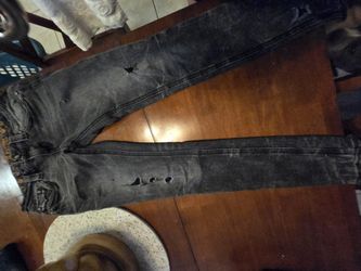 Rock Revival Skinny Jeans In Black Size 26