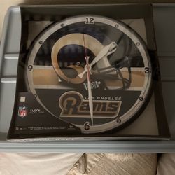 🐏 🏈 Los Angeles Rams Wall Clock 🕰 