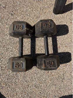 60 lbs dumbbells
