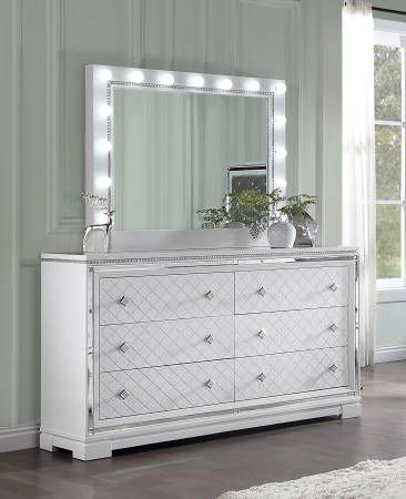~Hollywood Glam Bedroom Dresser with Vanity Mirror and Lights! Best Prices!