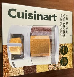 Cuisinart 360° Rotating Grain Dispenser Large capacity 24 lb. 6 Compartment ~ Brand New