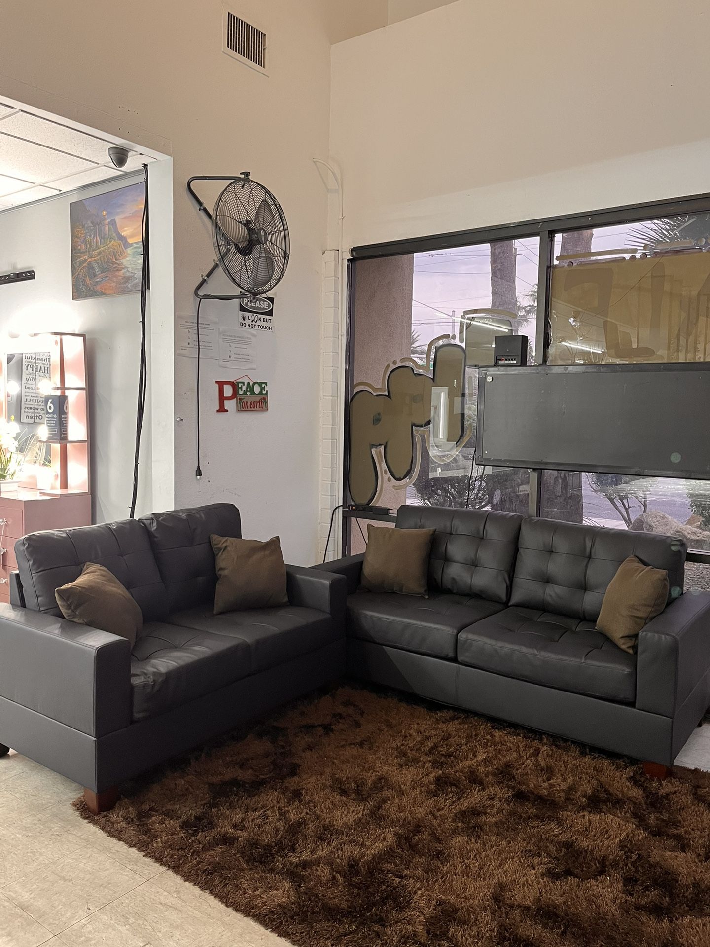 SALE! 2 Pcs Sofa Set Display* Final Sale 