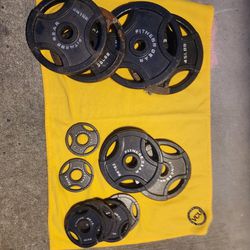 235 Lbs Of Olympic Weight Plates