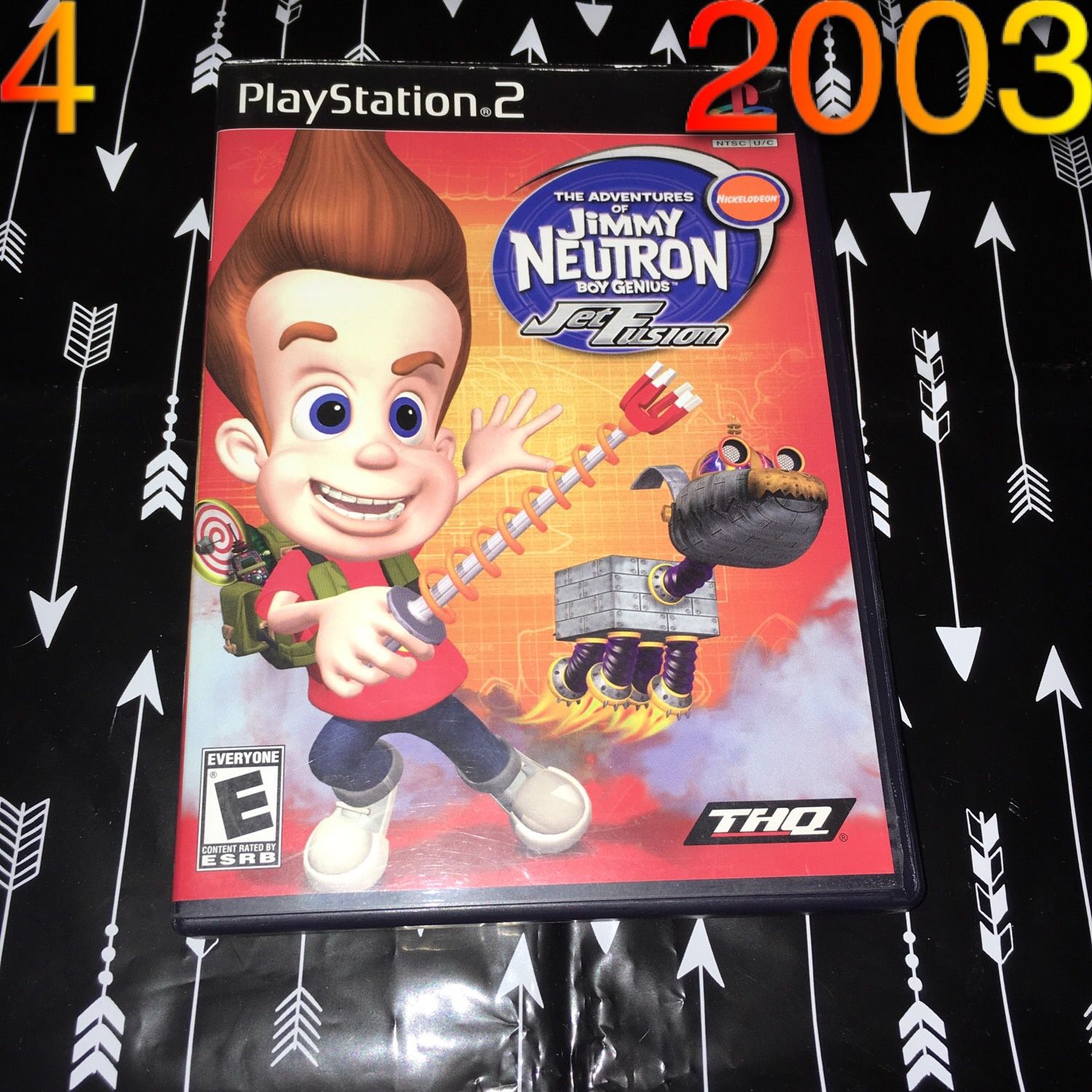 2003 PS2 Jimmy Neutron Jet Fusion game
