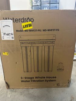 WaterDrop  3-stage  wholehouse water filter