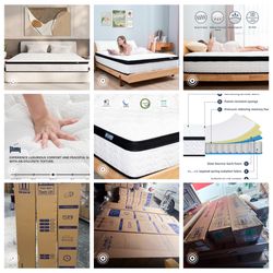 Full&queen  Memory foam and spring mattress.
