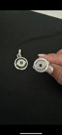 Set Of Evil Eye Pendant And Ring