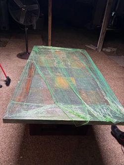 Slate Tile Top Coffee Table