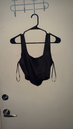 small satin corset top