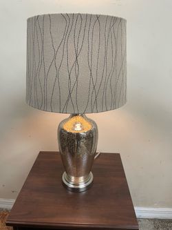Beautiful Glass Table Lamp 22.5” H x 12” W