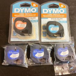 Dymo letra tag label maker tape refills