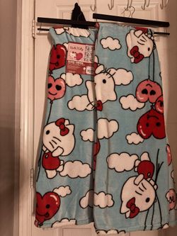 Hello Kitty Valentines Blanket 🎀💕🍓