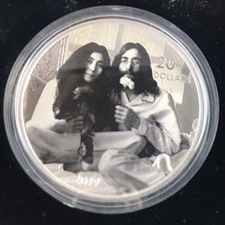 2019 $20 Give Peace A Chance: 50th Anniversary - Pure Silver Coin 