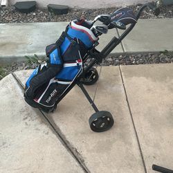 Left Handed Kids Top Flite Golf Set