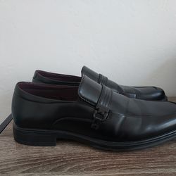 Perry Ellis Dress Shoes Black Size 11  1/2