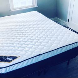 Brand New Queen Pillow top Medium 12”thick( box include) We Finance We Deliver