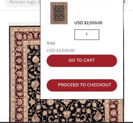 Elegant Traditional Floral Area Rug – Black & Burgundy (Excellent Condition) Beautiful traditional-style area rug with a rich black background and bur