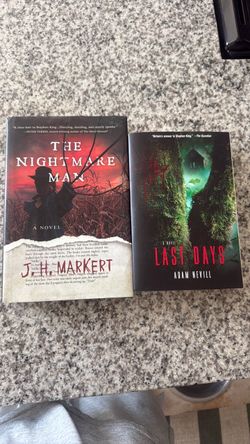 (BOOKS)The Nightmare Man & Last Days Horror Novels