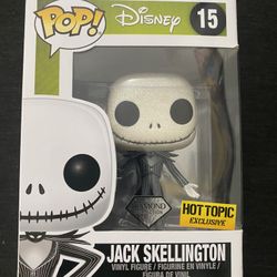 Funko Pop Disney NBC Jack Skellington 15 Diamond Collection Hot Topic Exclusive Nightmare Before Christmas