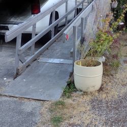 Free Wooden Wheelchair/Walk Ramp