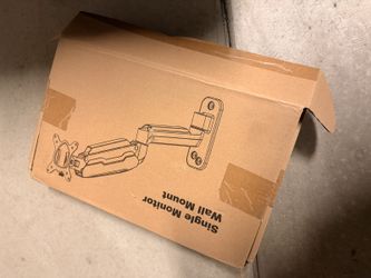 MOUNT PRO Single Monitor Wall Mount Gas Spring Arm | 13-32 in | Open Box