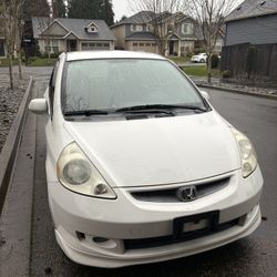 Honda Fit White Sports