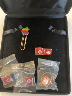 Apple Pins And Paper Clip