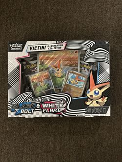 Pokemon TCG Black Bolt & White Flare Unova Victini Illustration Collection -NEW!