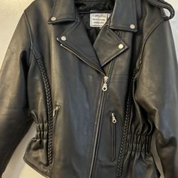 Women’s Leather Motorcycle Jacket