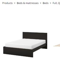IKEA MALM BED, MATTRESS(TWIN), CHEST & NIGHT STAND
