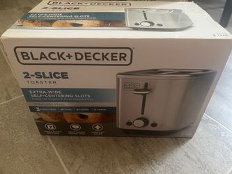 Black+Decker 2-Slice Stainless Steel Toaster