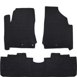 (New in Box) 
Car Floor Mat Rubber Custom Fit for Cadillac SRX 2019 2018 2017 2016 2015 2014 2013 2012 2011 2010 Full Black Auto Floor Liners All Weat