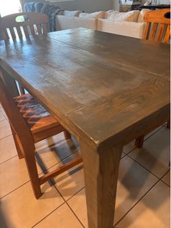 Solid oak table