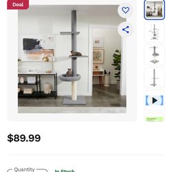 New Frisco Floor to Ceiling Cat Post/Tower